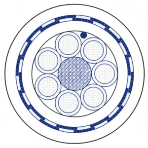 CABO DE CONTROLE BLINDADO EM FITA E TRANÇA DE AÇO