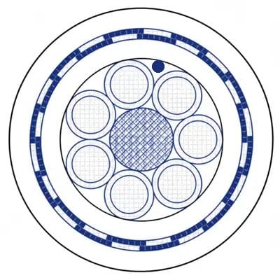 CABO DE CONTROLE E COMANDO BLINDADO EM FITA + TRANÇA DE AÇO