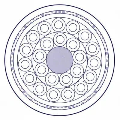 Cabo de controle blindado em trança de aço