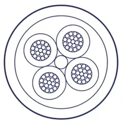 CABO DE BORRACHA FLEXIVEL PARA APLICAÇÕES SEVERAS NSSHOU HEAVY DUTY