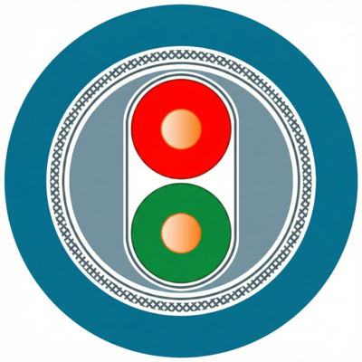 Imagem transversal do cabo Profibus PA da Innovcable
