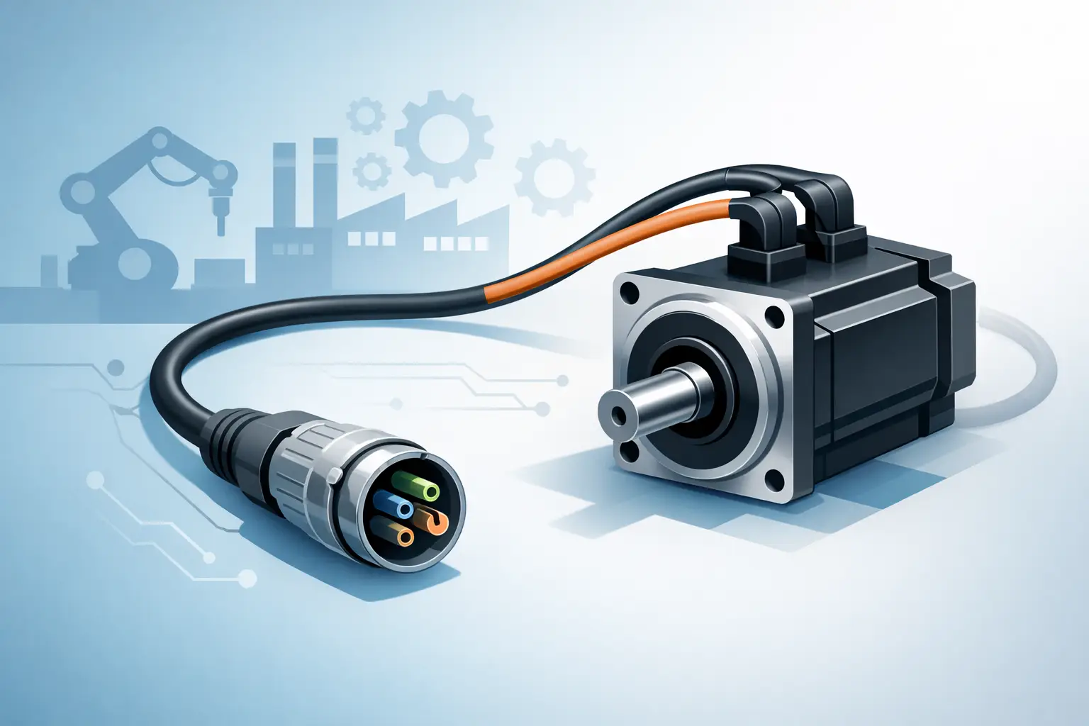 Cabo para servomotor industrial: como especificar
