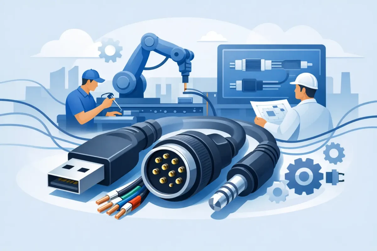 Desenvolvimento de cabos customizados na indústria