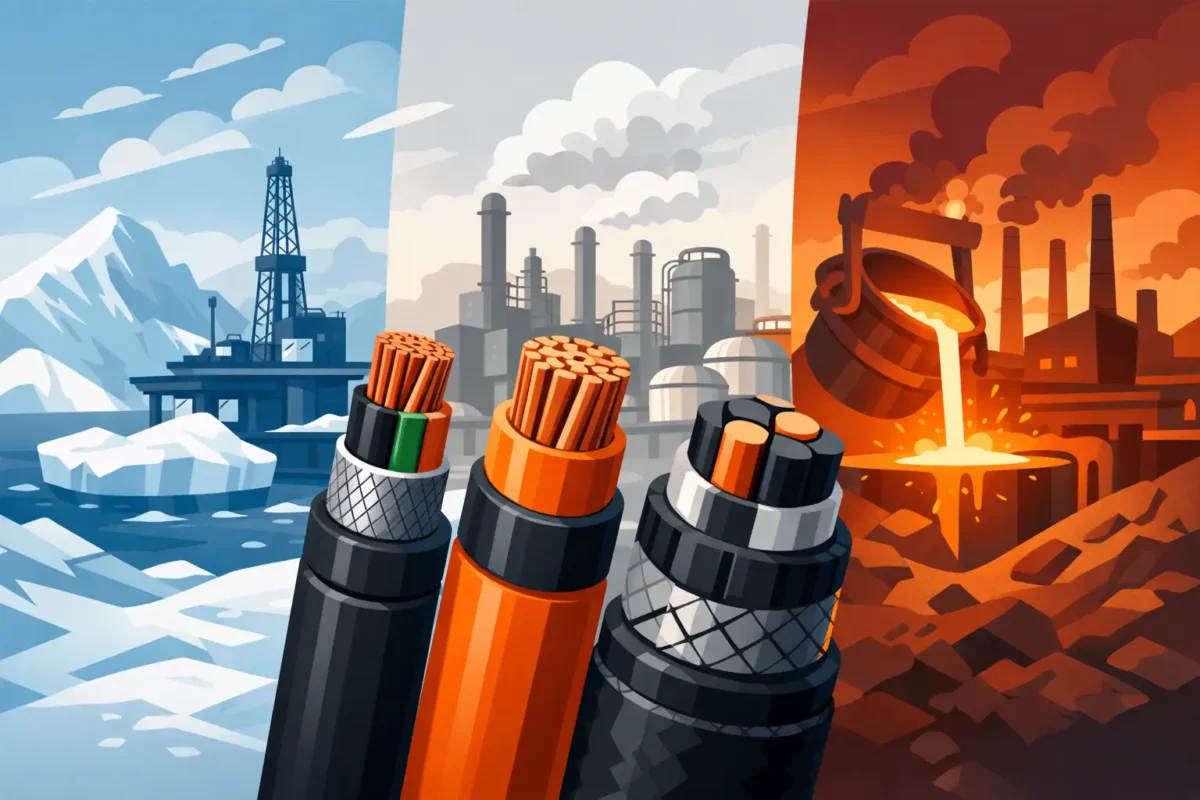Câbles pour environnements industriels difficiles