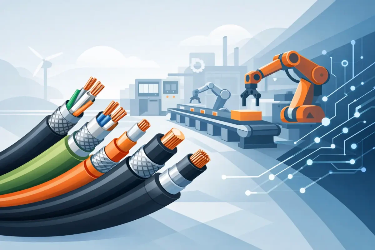 Cabos para automação industrial de alta performance
