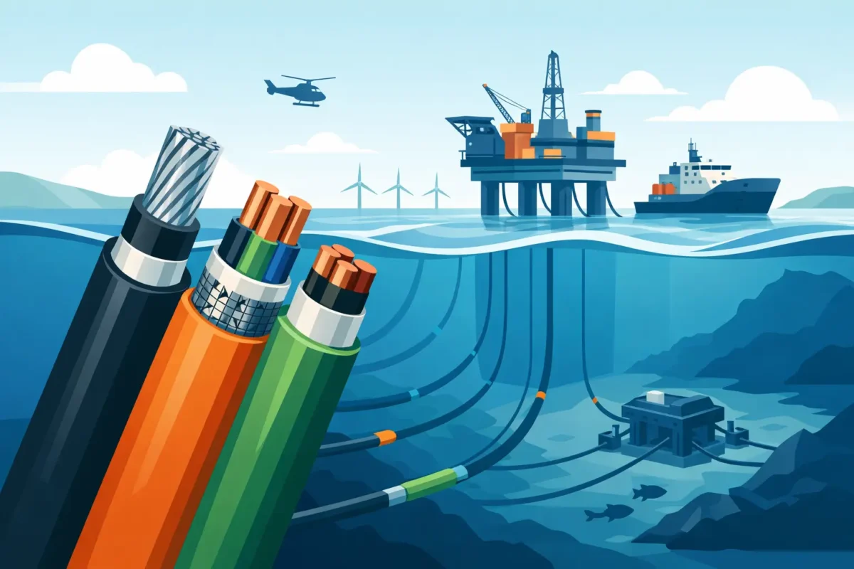 Guia técnico de cabos offshore para especificar