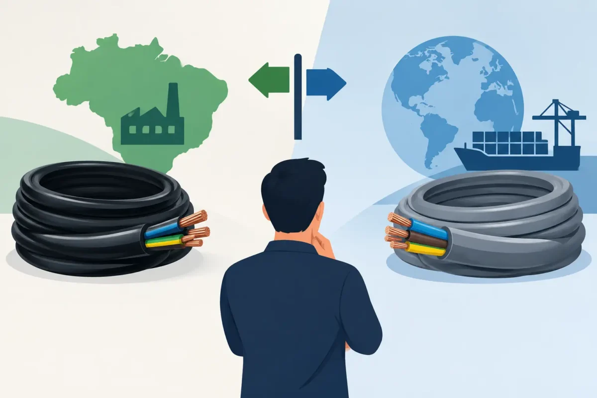 Cabo Nacional ou Importado Industrial: Qual Escolher?
